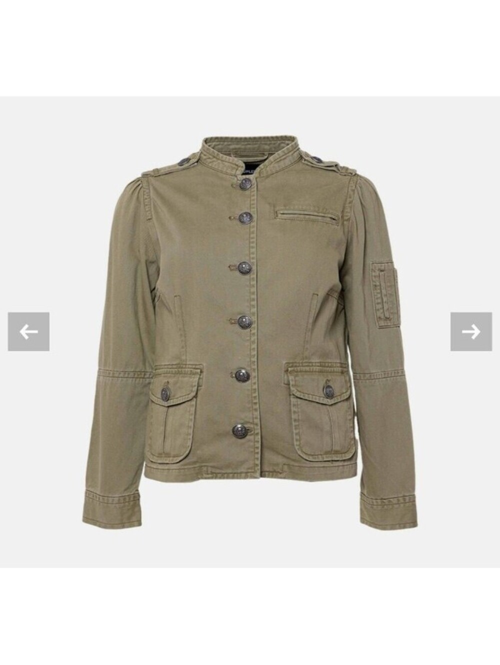 The Kooples Multi Pockets Military Jacket